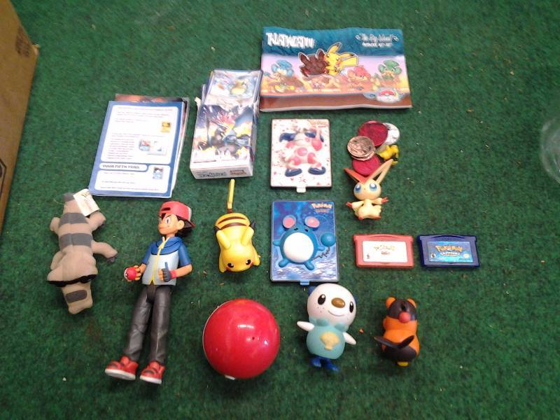 Collection Of Pokemon Toys & Collectibles-Including Game Boy Advance Games