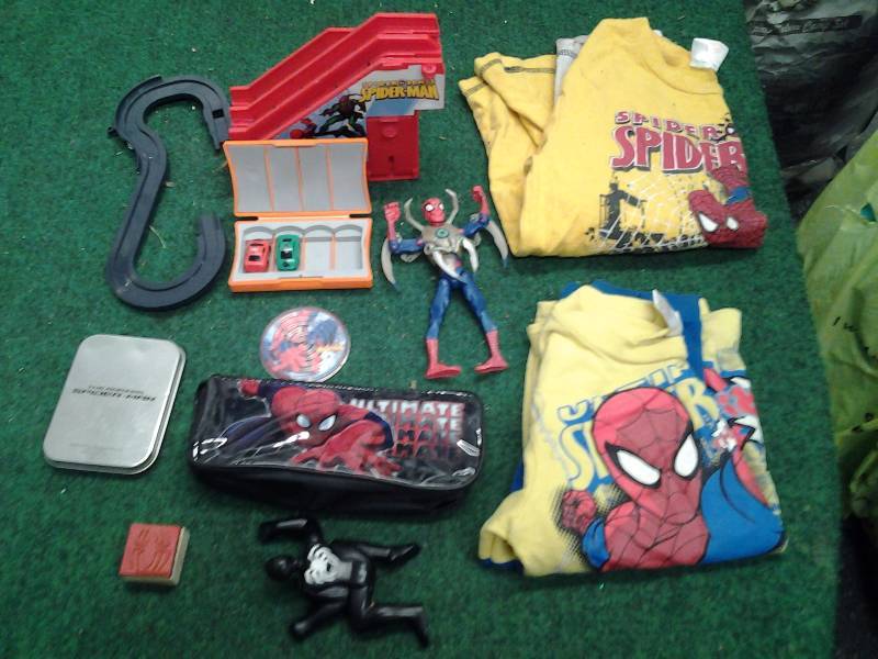Collection Of Spider Man Toys & Collectibles