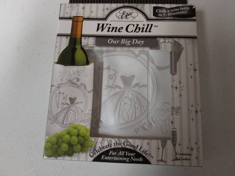 2 wedding themed  Wine Chill Cooler...