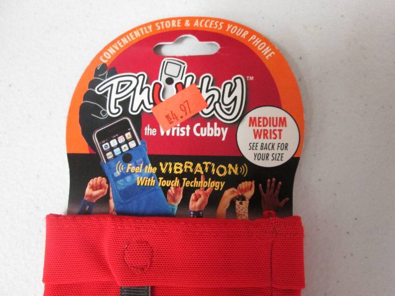 Lot of 6 Wrist Cubby for cell phone...