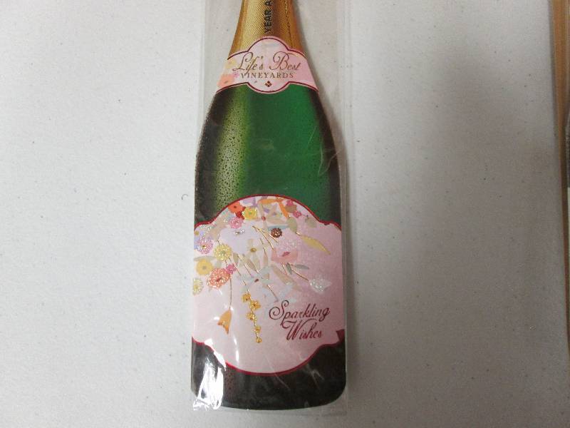 Lot of 8 Champagne wishes greeting ...