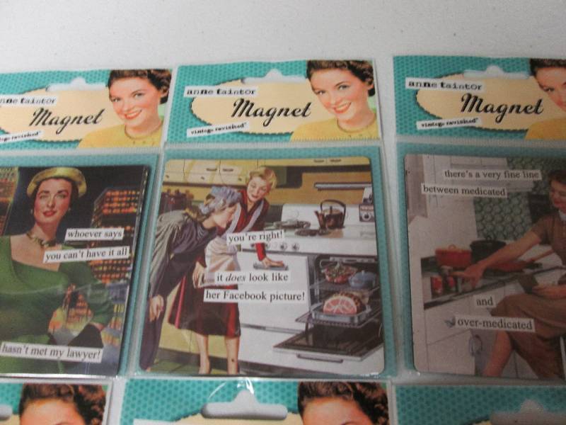 Lot of 6 vintage style picture magn...