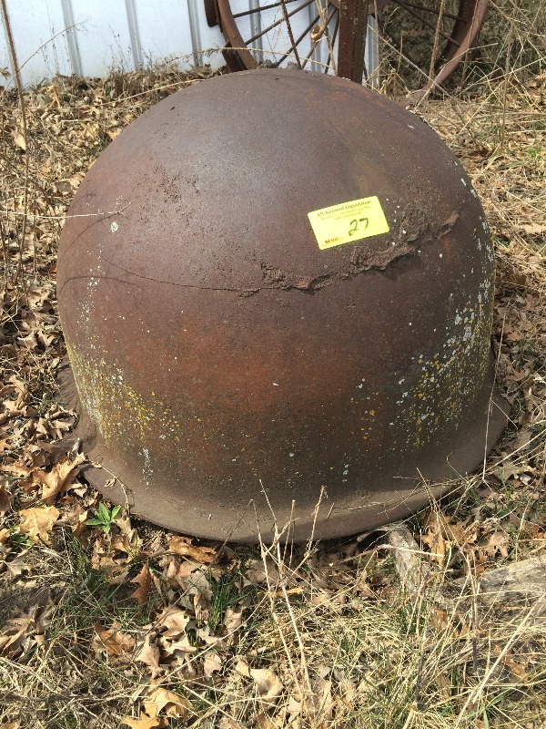 Vintage Hog Scalding Pot approx. 33" x 24" deep Wyoming, MN Estate