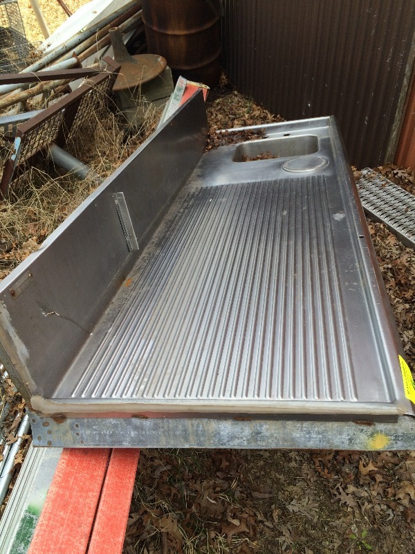 Stainless Steel Table  sink - great for processing game