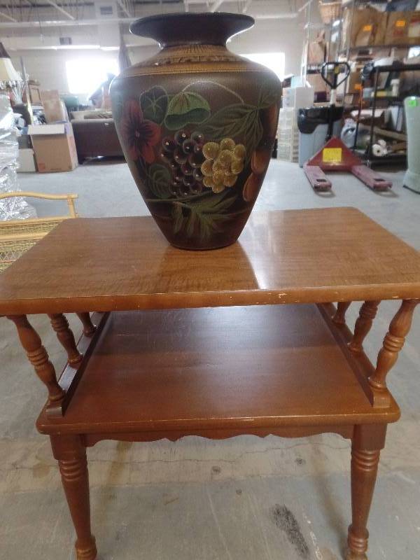 End Table and Vase