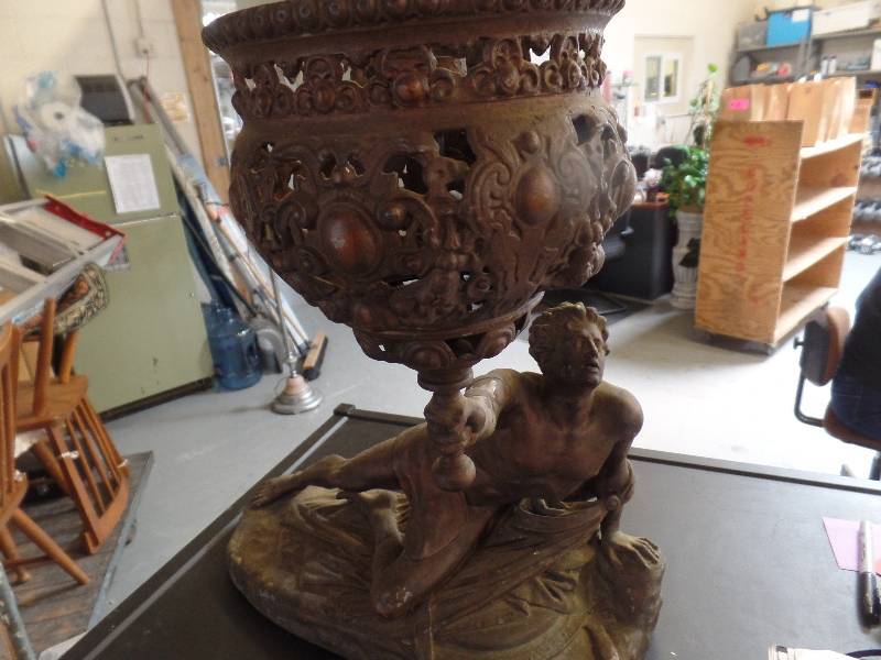 Antique Figural Lamp