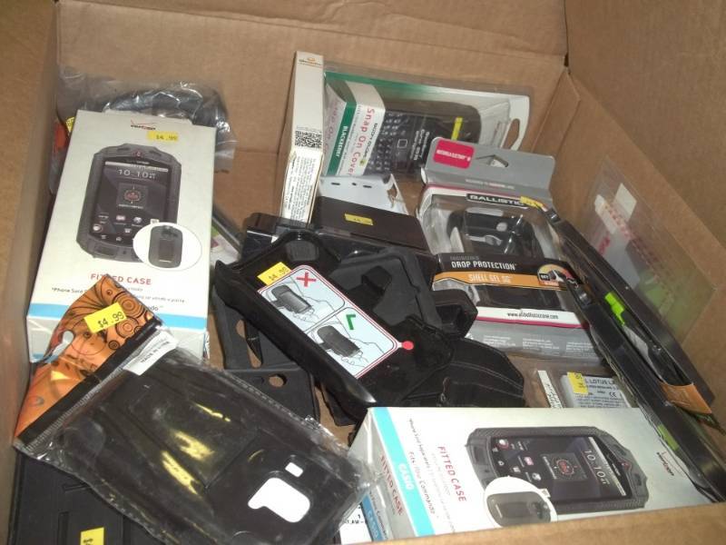 lot 56 image: New Cell phone Accessories, cases, batteries