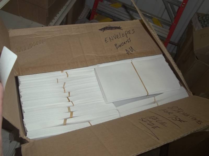 lot 96 image: New Large box of Business envelopes