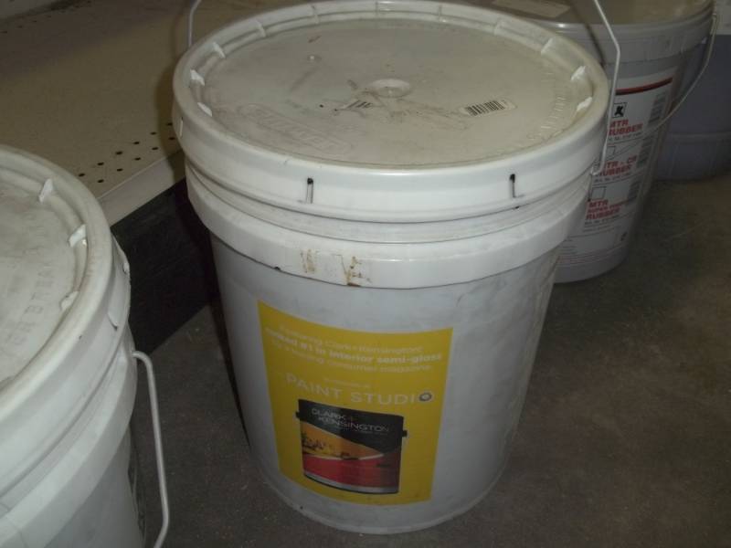 lot 106 image: 5 Gallons of paint