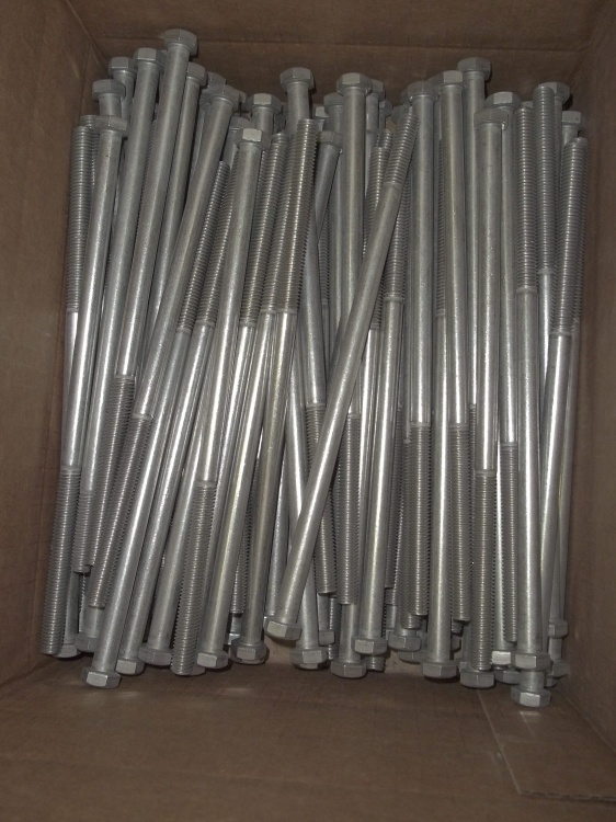 lot 180 image: New Bolts 30 lbs. 9 x 38 Stainless Steel