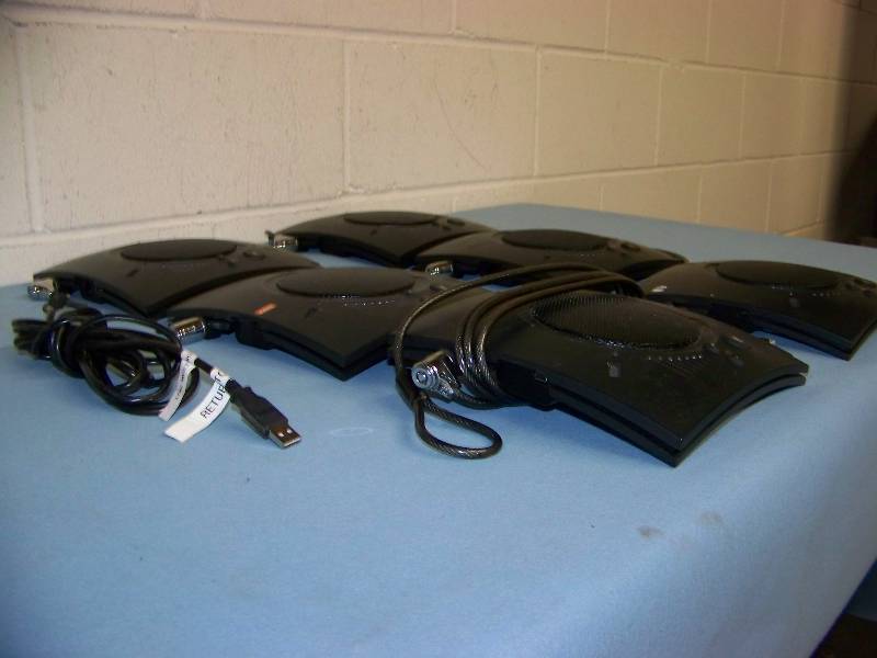 lot 59 image: (6) ClearOne  Clear One, Group Speakerphones