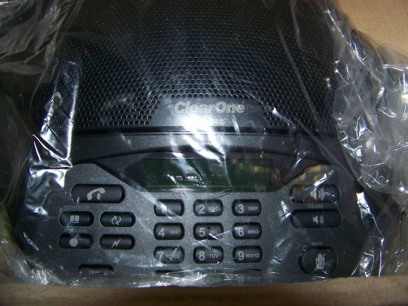 lot 60 image: ClearOne  Clear One, Max Wireless, Conference Phone  Telephone in original box