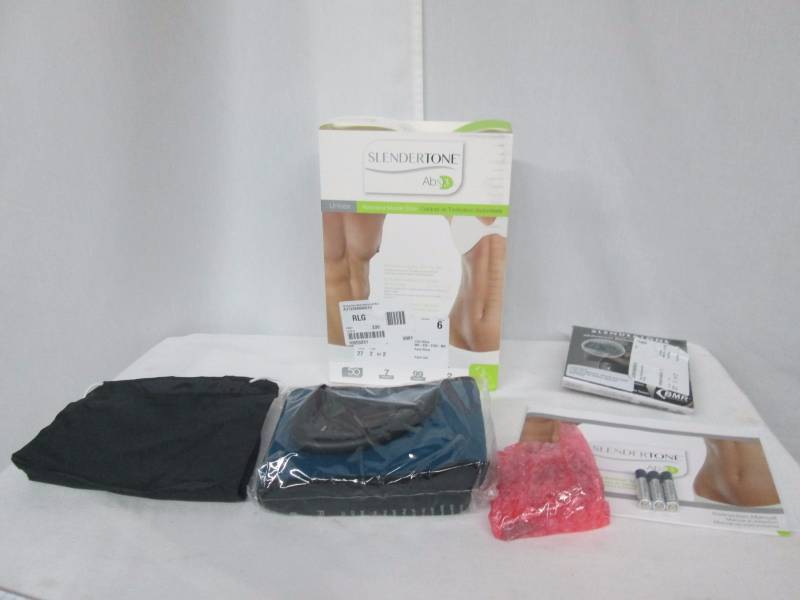 lot 44 image: Slendertone Abs3 Abdominal Muscle Toner and 9-Pack GelPad Refills