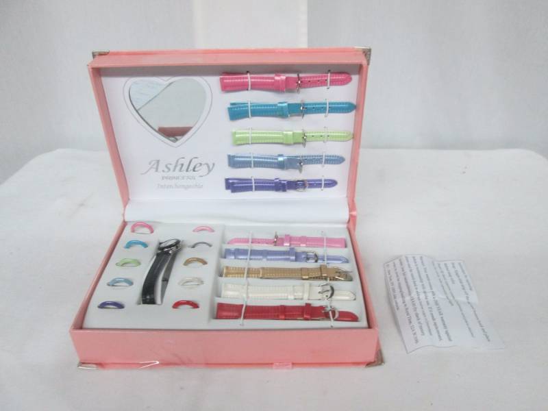 lot 66 image: Girls Ashley Interchangeable Watch Set