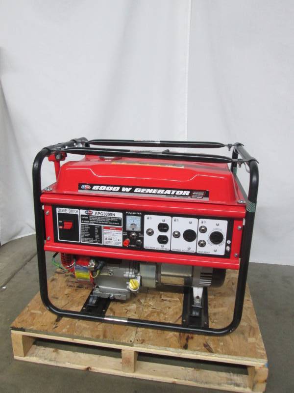 lot 6 image: All-Power 6000-Watt Gas Generator