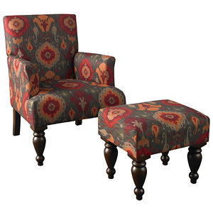 lot 41 image: McLeland Morgan Kamar Spice Armchair & Ottoman