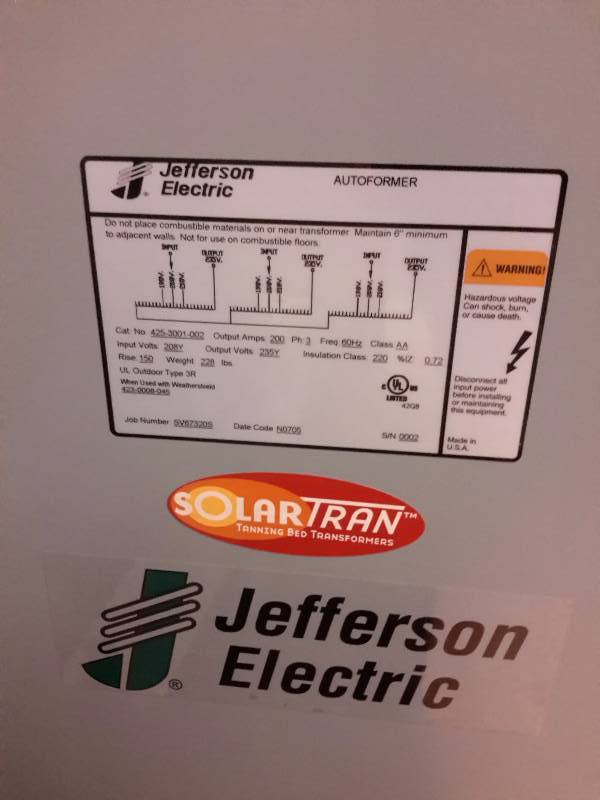 lot 1D image: Jefferson Electronics Transformer
