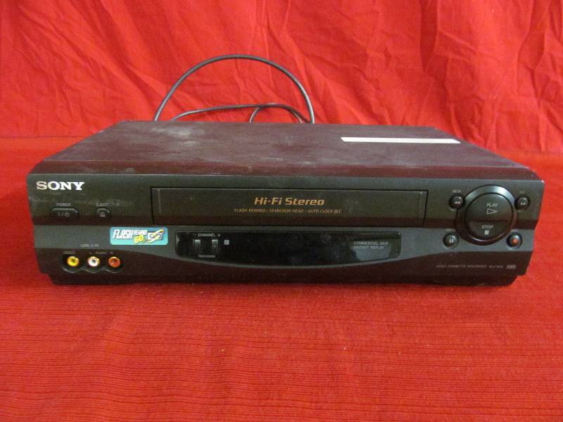lot 99 image: Sony VHS recorder
