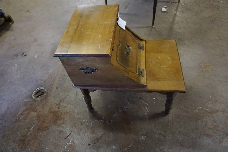 Wood End Table