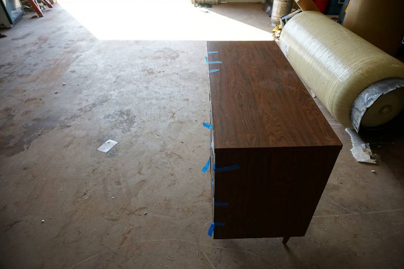 Wood 4 Drawer Computer Desk
