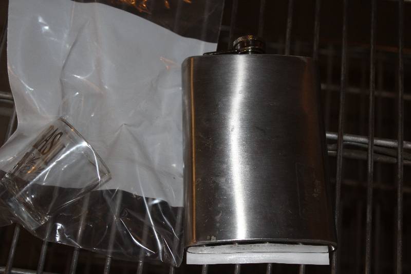 Lot of (2) Including Shot Glass Flask
