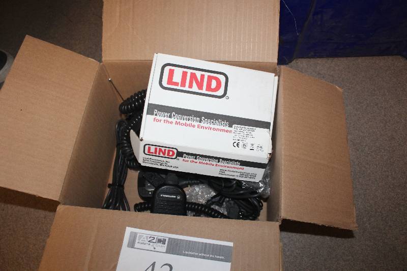 Box Lot of Motorola Mics