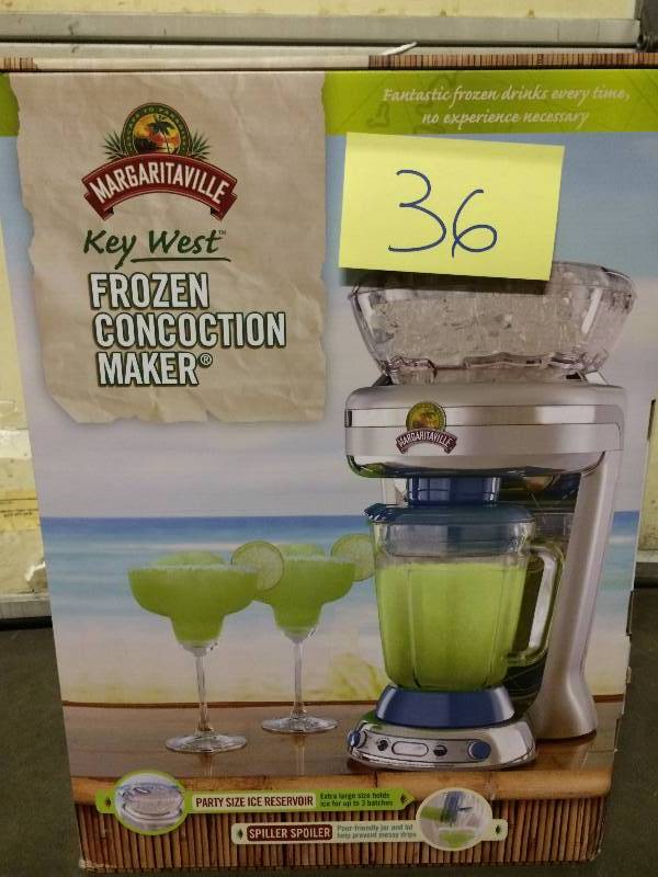 lot 36 image: Margaritaville Bahamas  Frozen Concoction Maker & No-Brainer Mixer New
