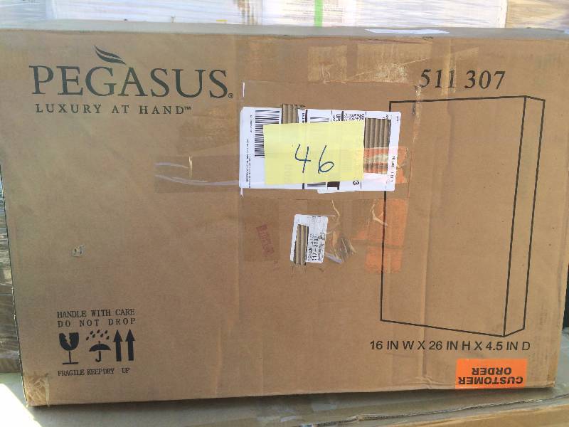 lot 46 image: Pegasus SP4592 Stainless Steel Recess Stainless Steel Medicine Cabinet