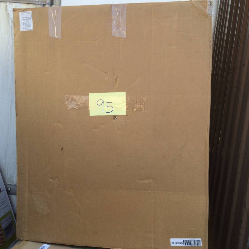 lot 95 image: Martha Stewart Living Seal Harbor 23 in. W x 28 in. H Surface-Mount Medicine Cabinet in Sharkey Gray