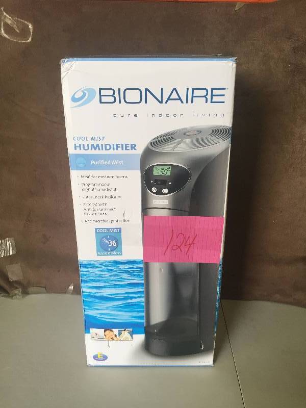 lot 124 image: Bionaire  Cool Mist Tower Humidifier