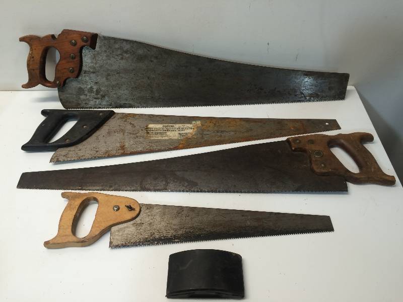 lot 38 image: Hand Saws, Sanding Block