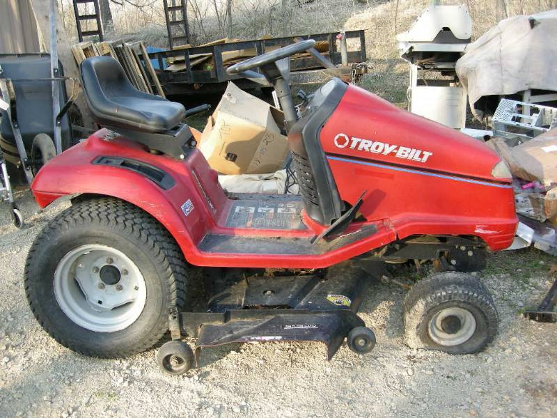 lot 13 image: Troy-Bilt Riding Mower Project