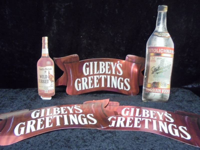 lot 53 image: Lot - Misc Liquor Wall Signs