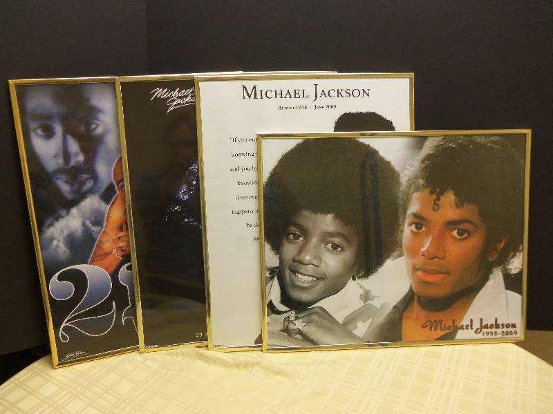 Michael Jackson and 2Pac Framed Prints