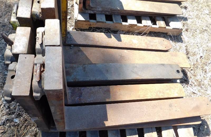 lot 41 image: 5 Pairs of Class 3 Forklift Forks