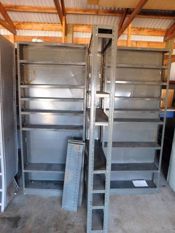 lot 57 image: 3 Shelving Units