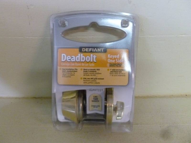 lot 74 image: Deadbolt Lock