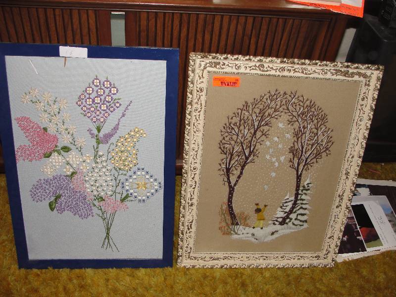 Ornate Wood Framed Pictures
