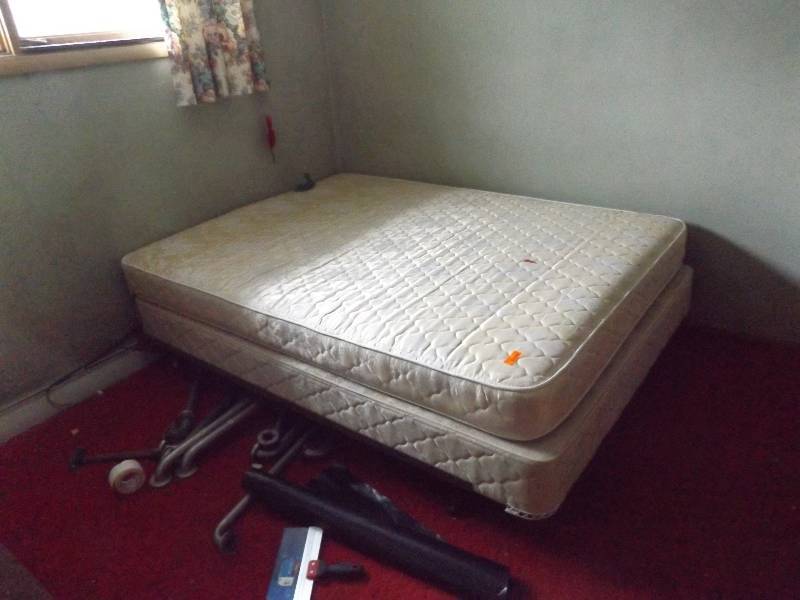 Queen Box Spring Mattress with frame