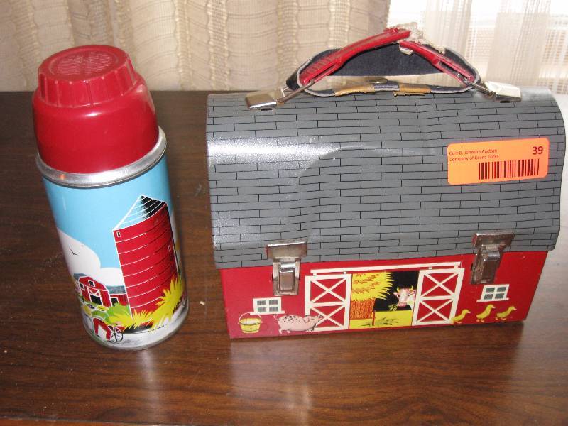 Vintage Lunch Box Barn Mudget Family Estate Auction Number Six