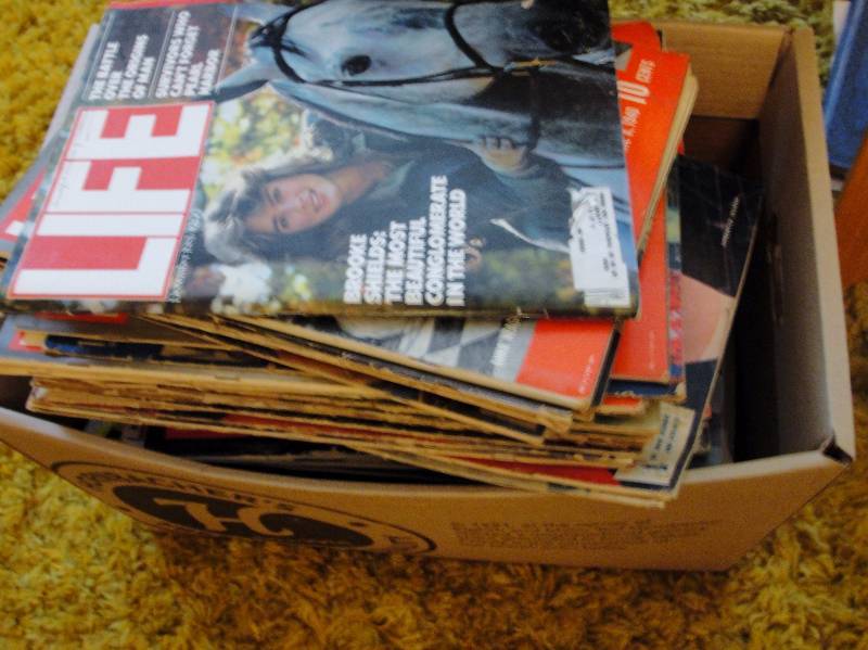 Hard Cover Book Lot & 1930-40 Old Magazines