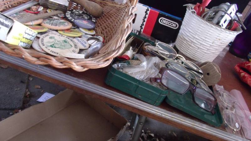 Misc Junk Lot in Baskets