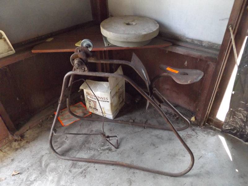 Antique Stone Grinding Wheel