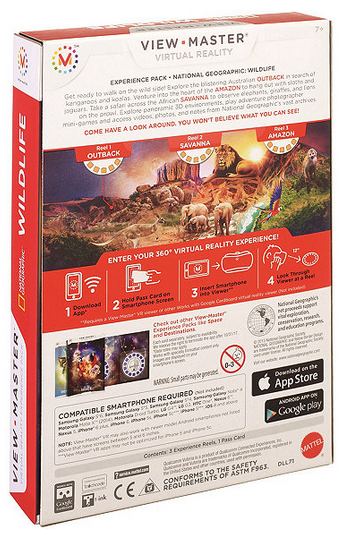 Mattel View-Master VR National Geographic Wildlife Experience Pack