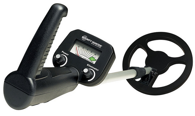 Quick Silver Metal Detector with Bounty Hunter Jr. Metal Detector