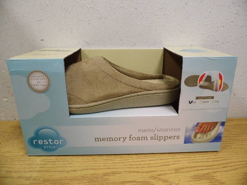 Restor Memory Foam Slippers