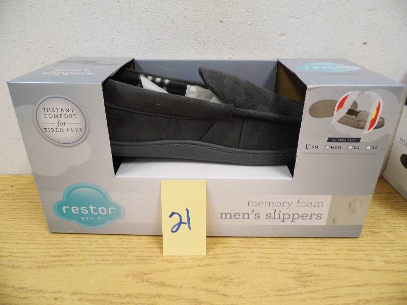 Restor Memory Foam Slippers