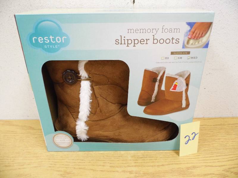 Restor Memory Foam Slippers