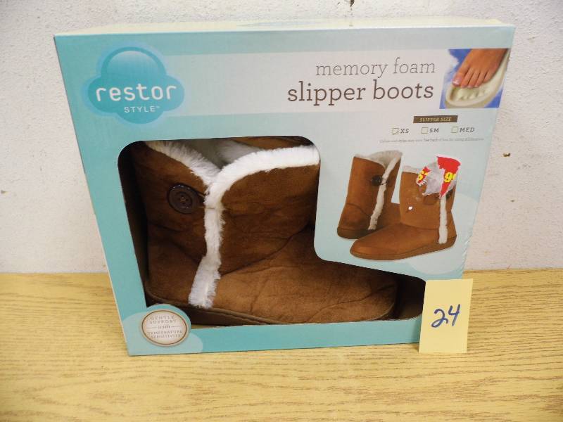 Restor Memory Foam Slippers
