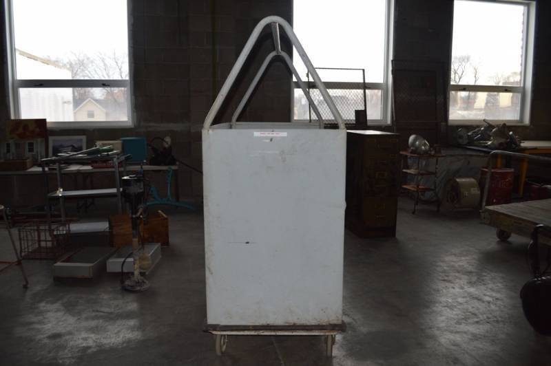 Metal Cart on Wheels